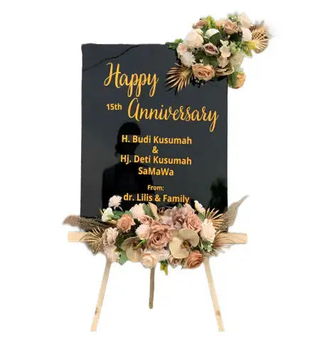 Papan Bunga Akrilik Batutumpang